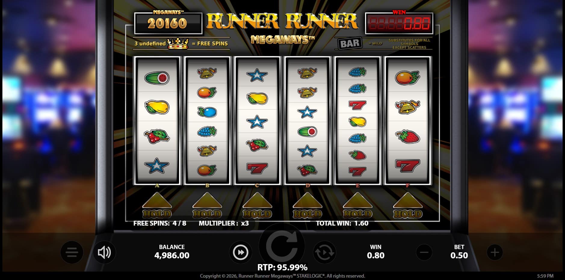 Runner Runner Megaways slot