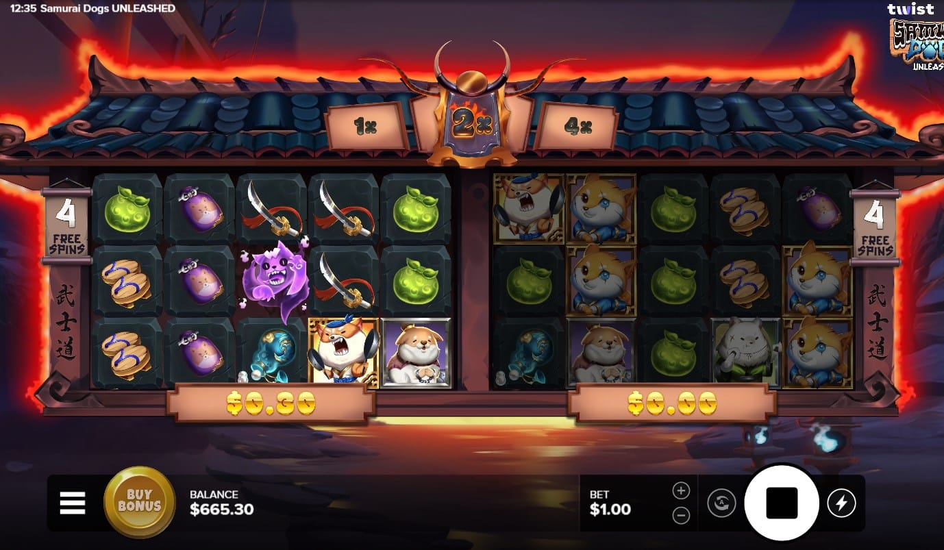 Samurai Dogs Unleashed slot