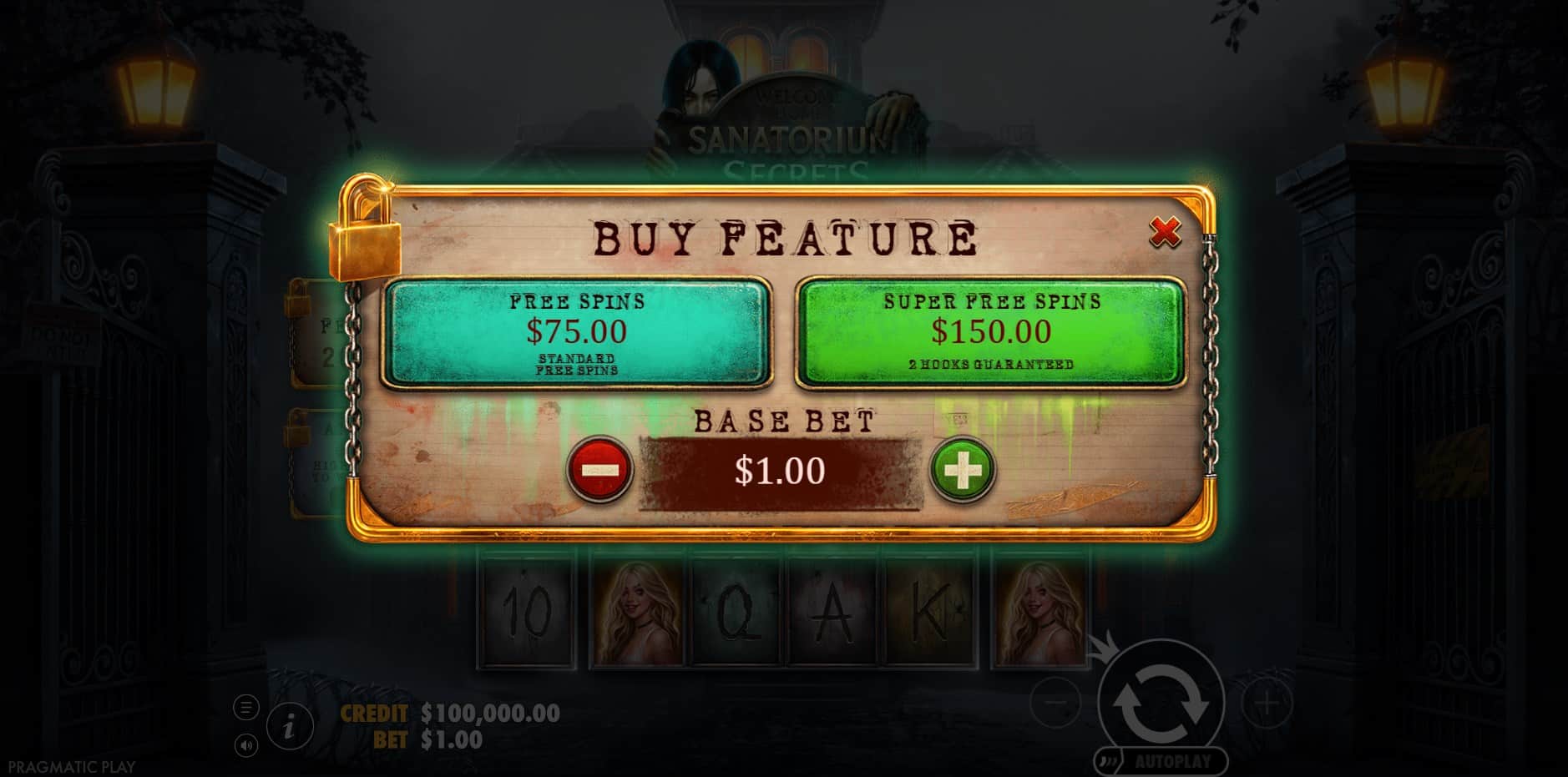 Sanatorium Secrets slot
