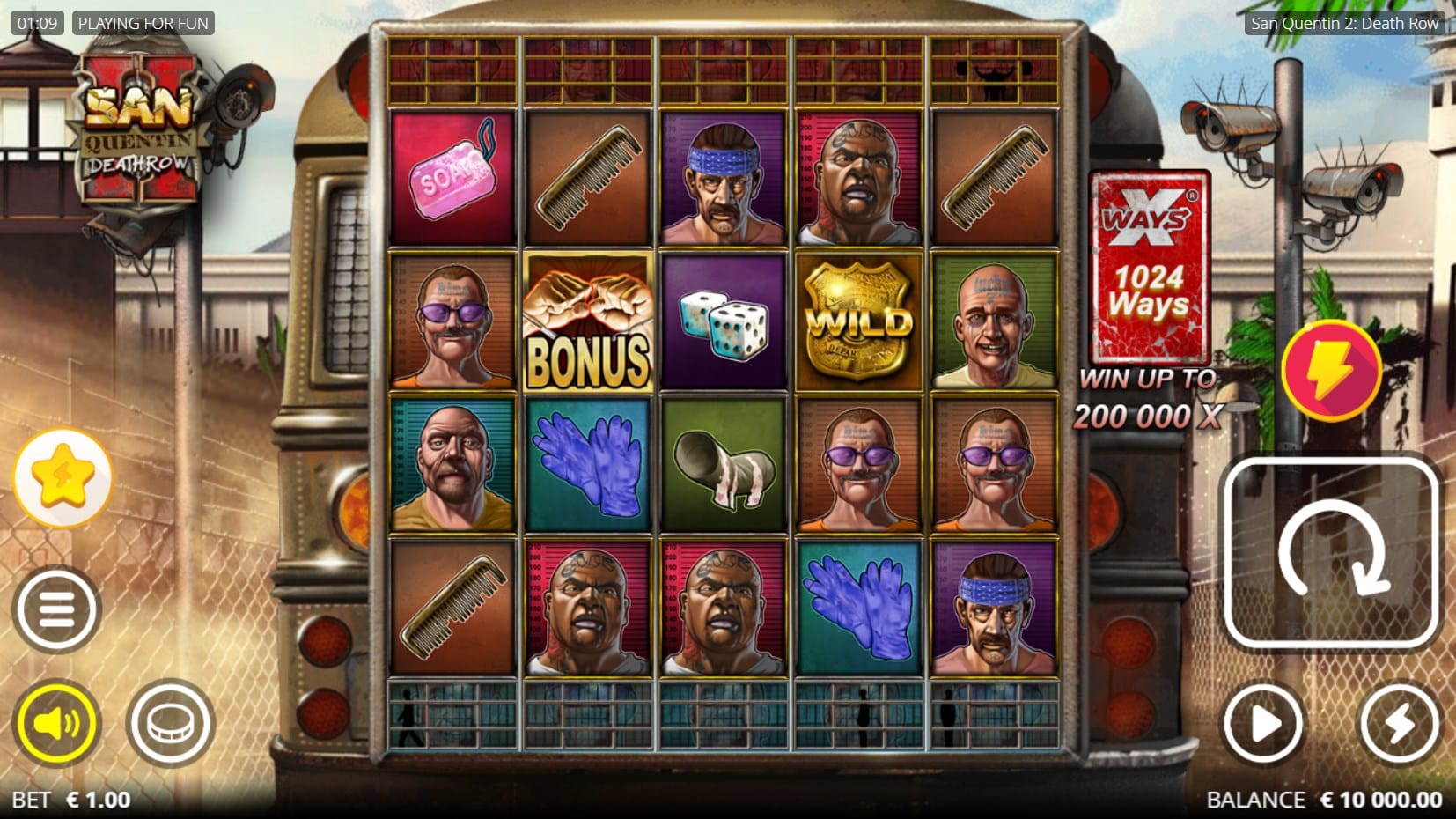 San Quentin 2 Death Row slot
