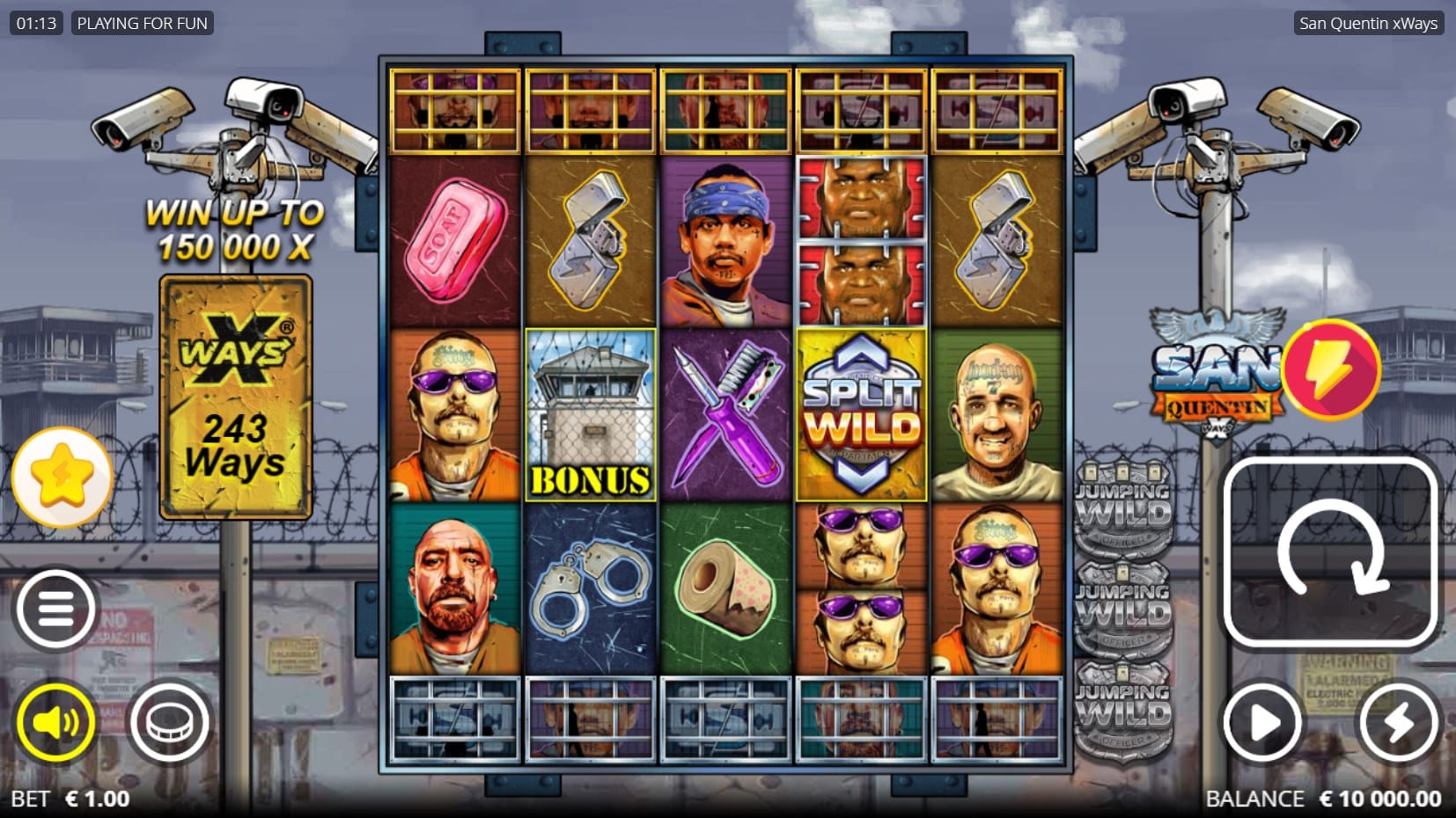 San Quentin xWays slot
