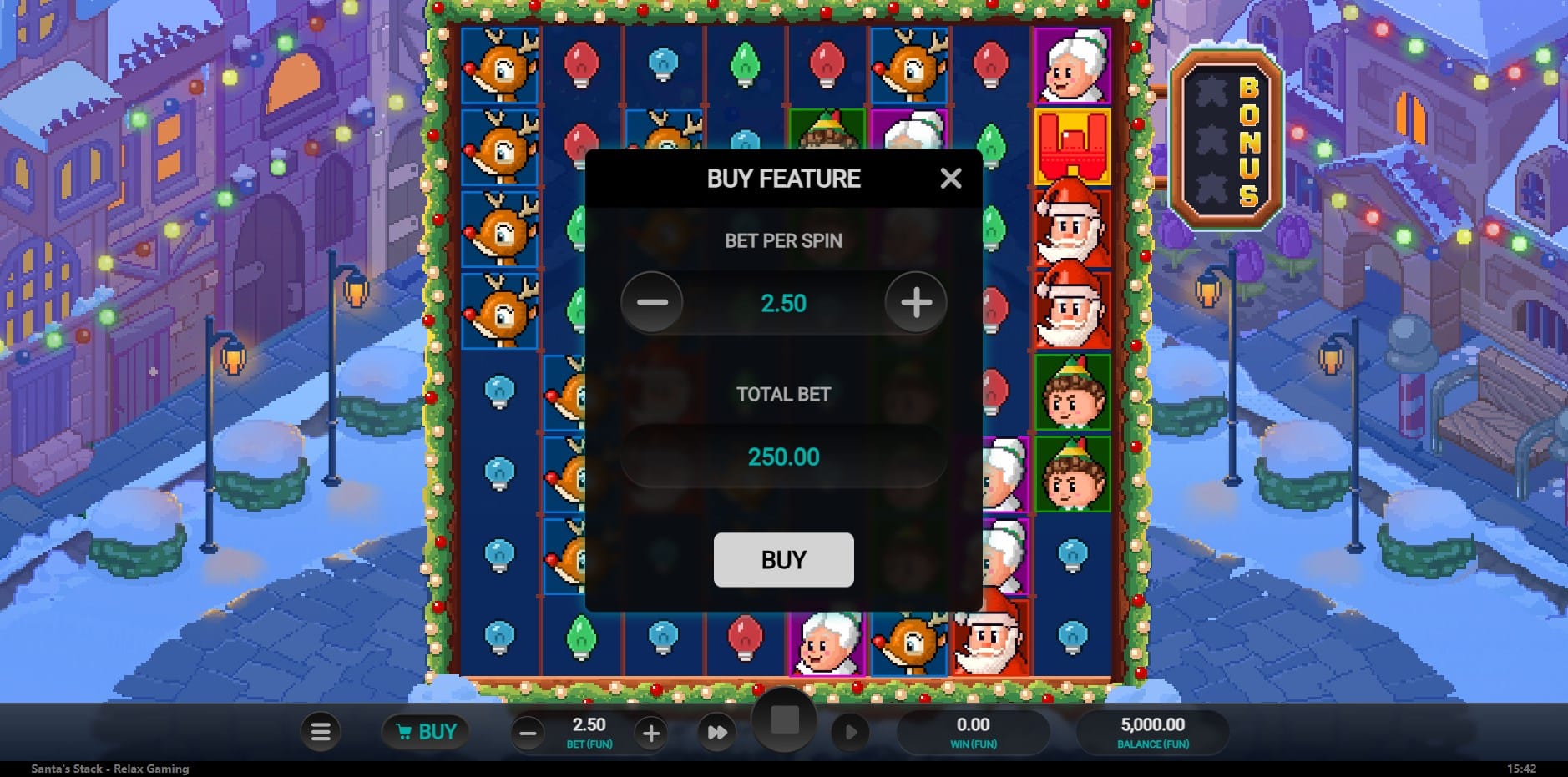 Santa's Stack slot