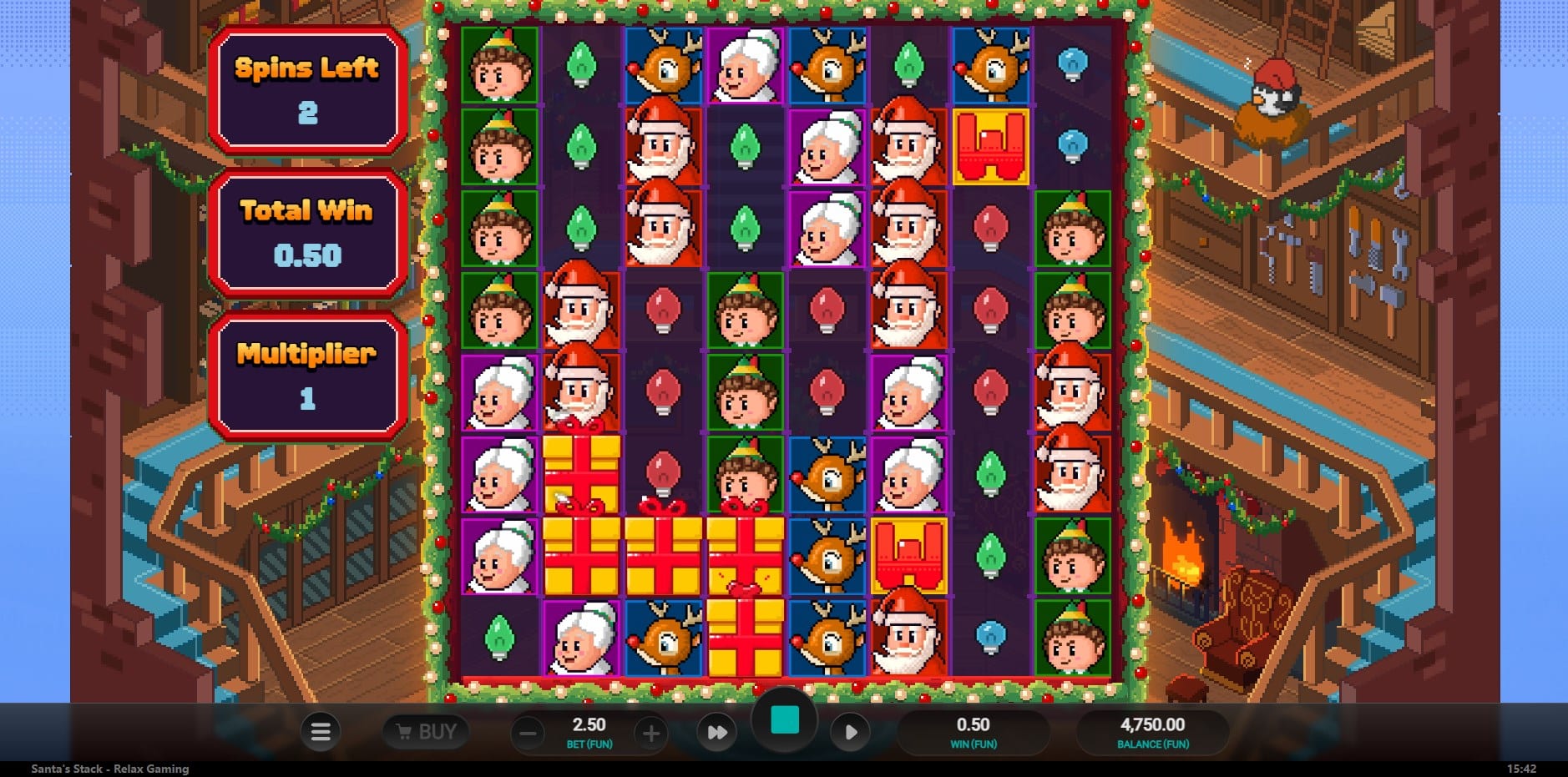 Santa's Stack slot