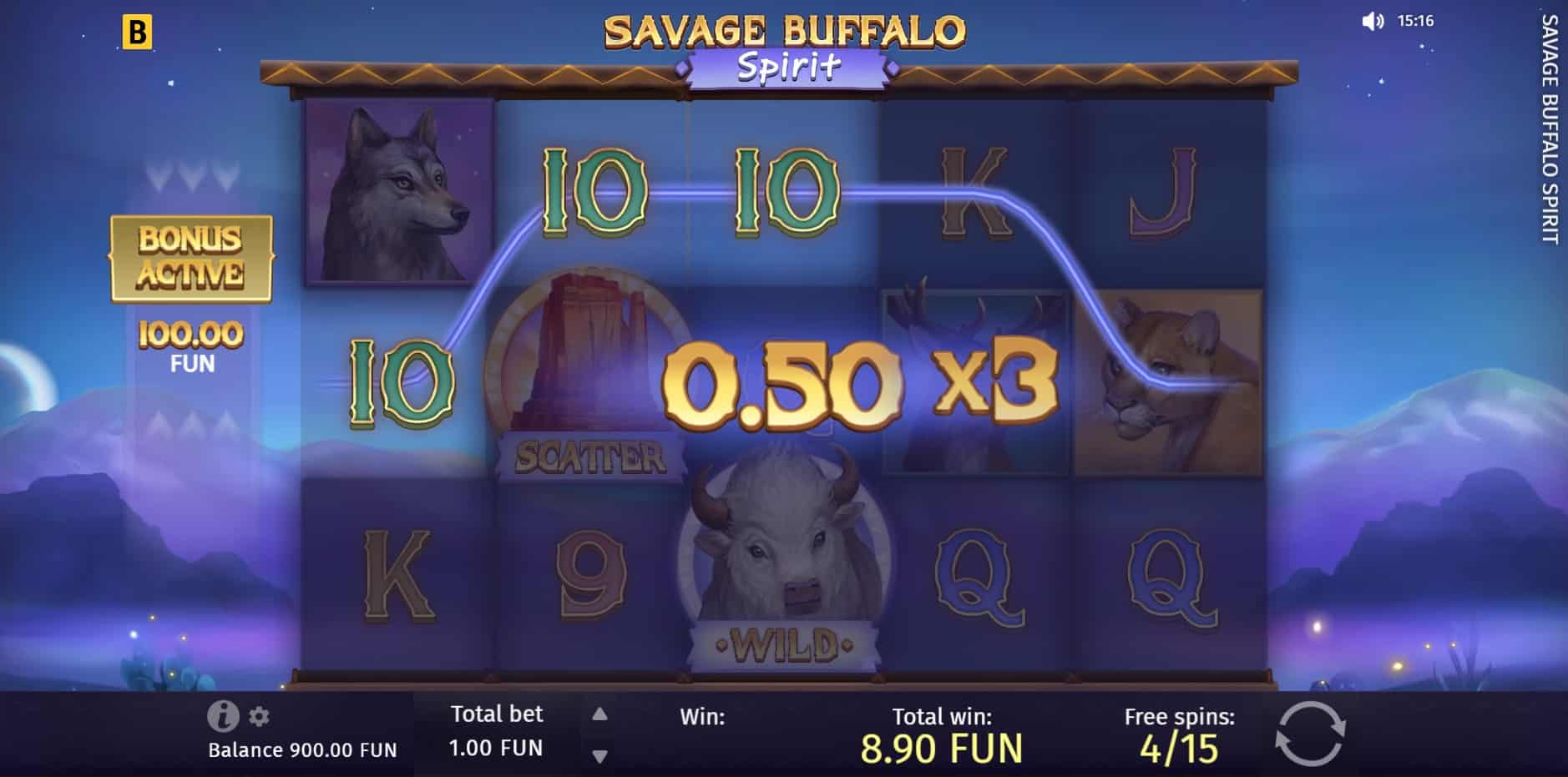 Savage Buffalo Spirit slot