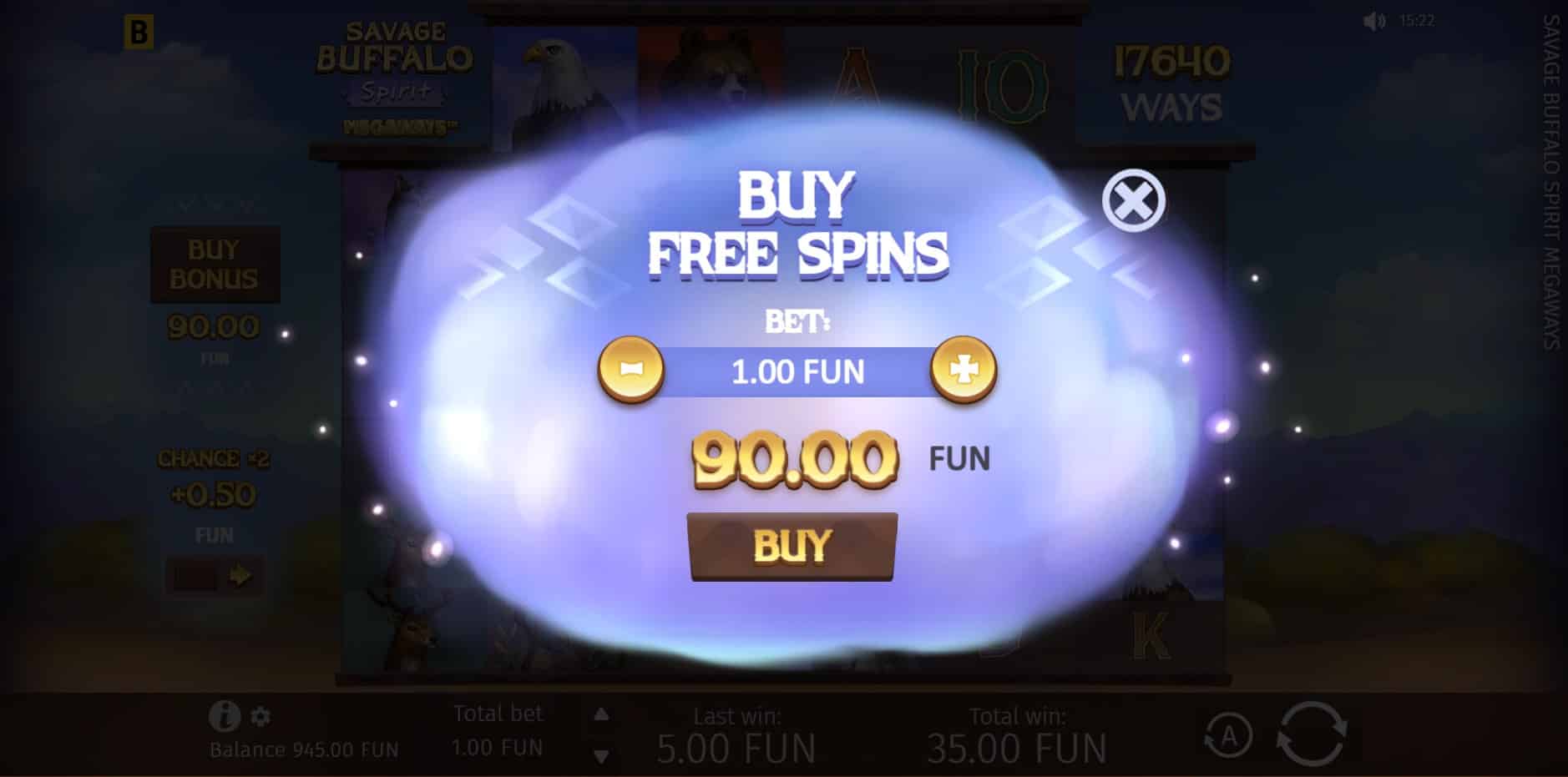Savage Buffalo Spirit Megaways slot