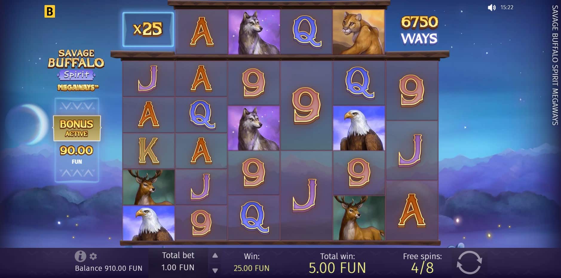 Savage Buffalo Spirit Megaways slot