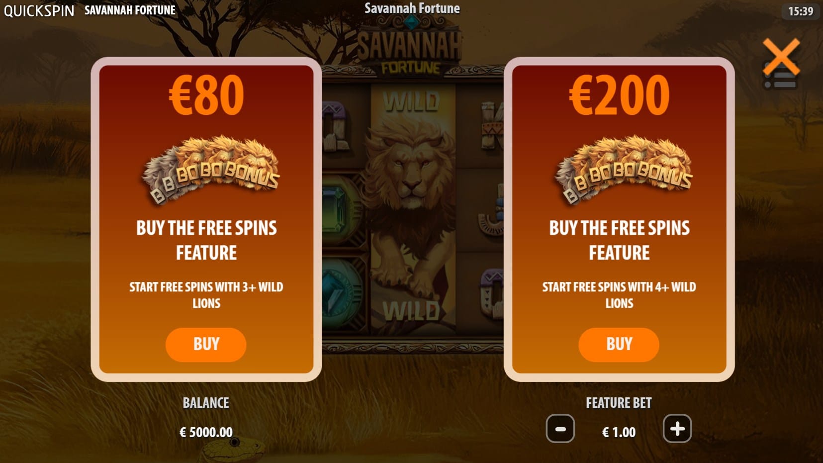 Savannah Fortune slot