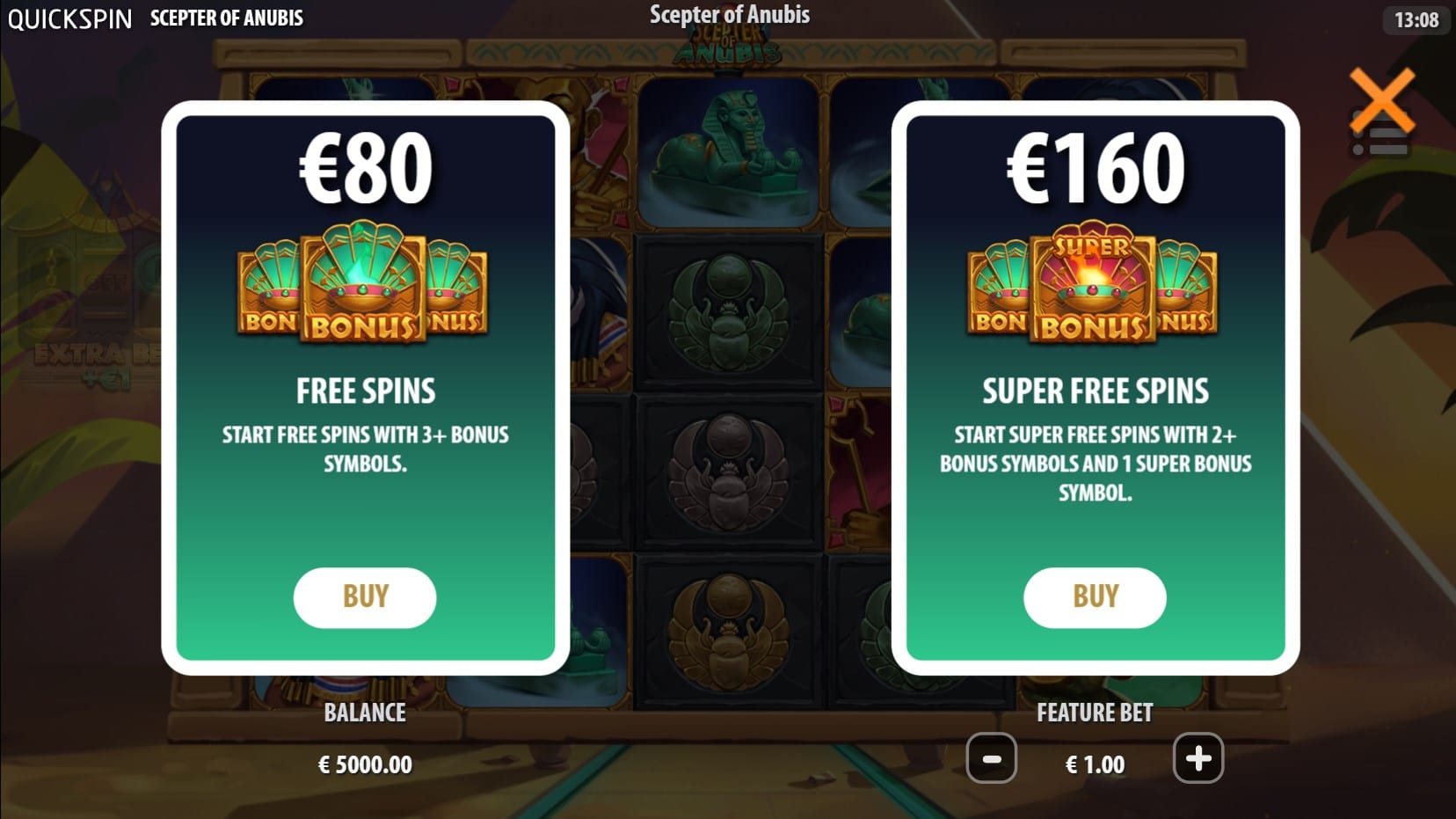 Scepter of Anubis slot