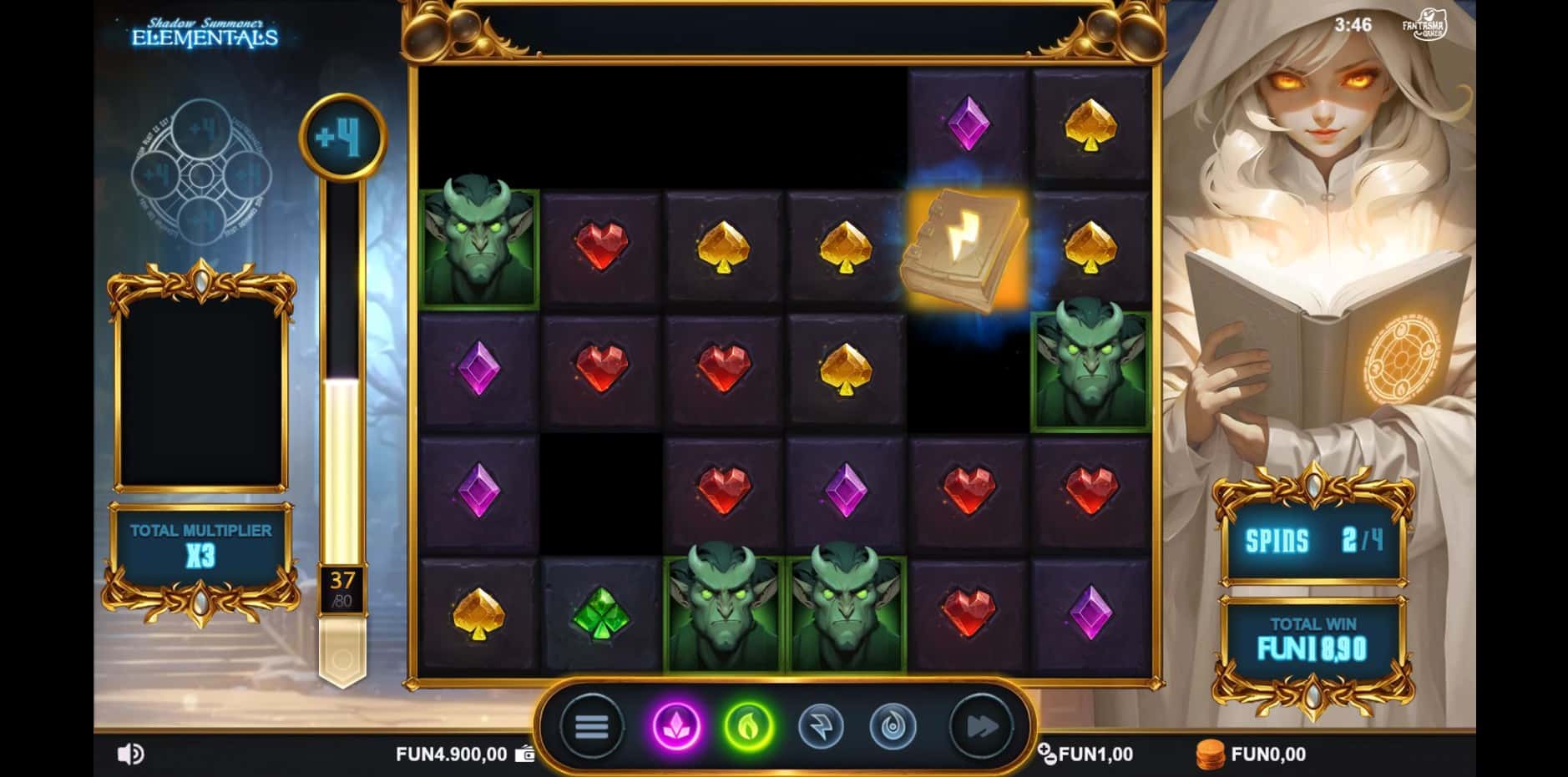 Shadow Summoner Elementals slot