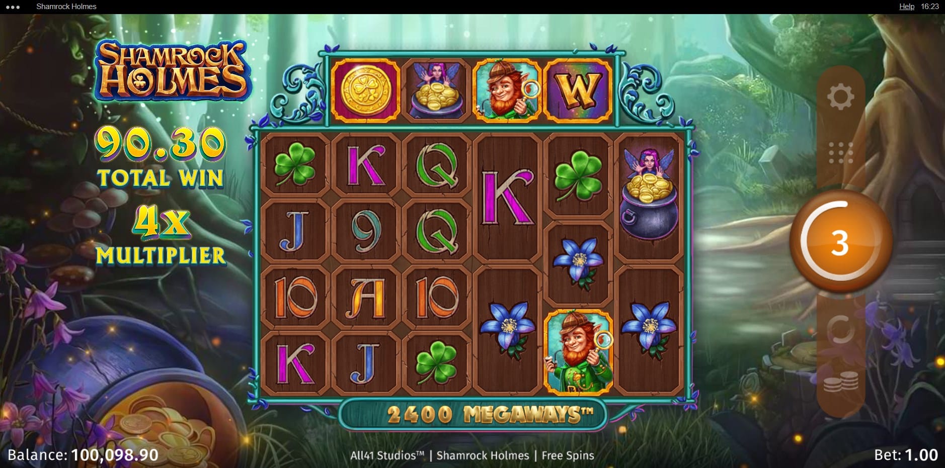 Shamrock Holmes Megaways slot