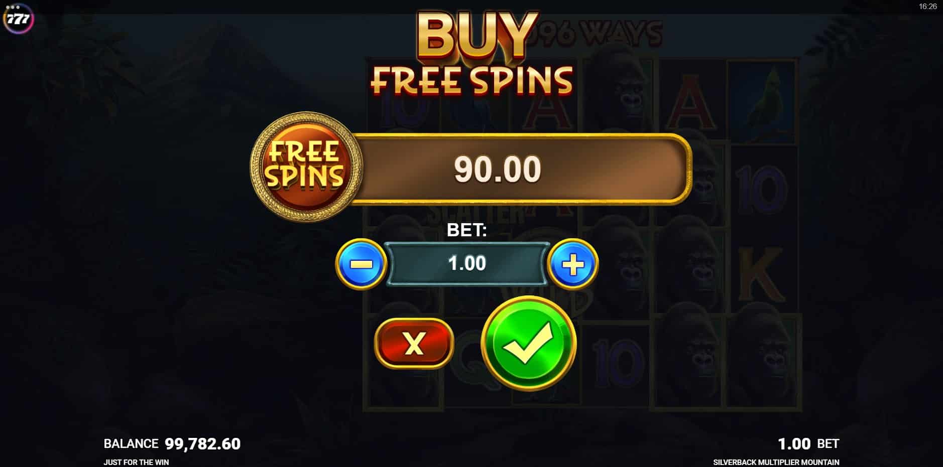Silverback Multiplier Mountain slot