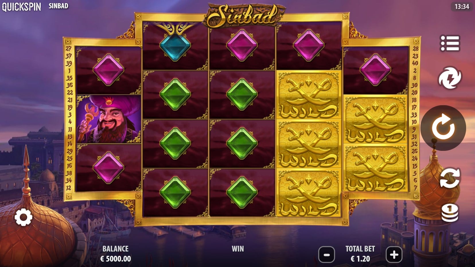 Sinbad slot