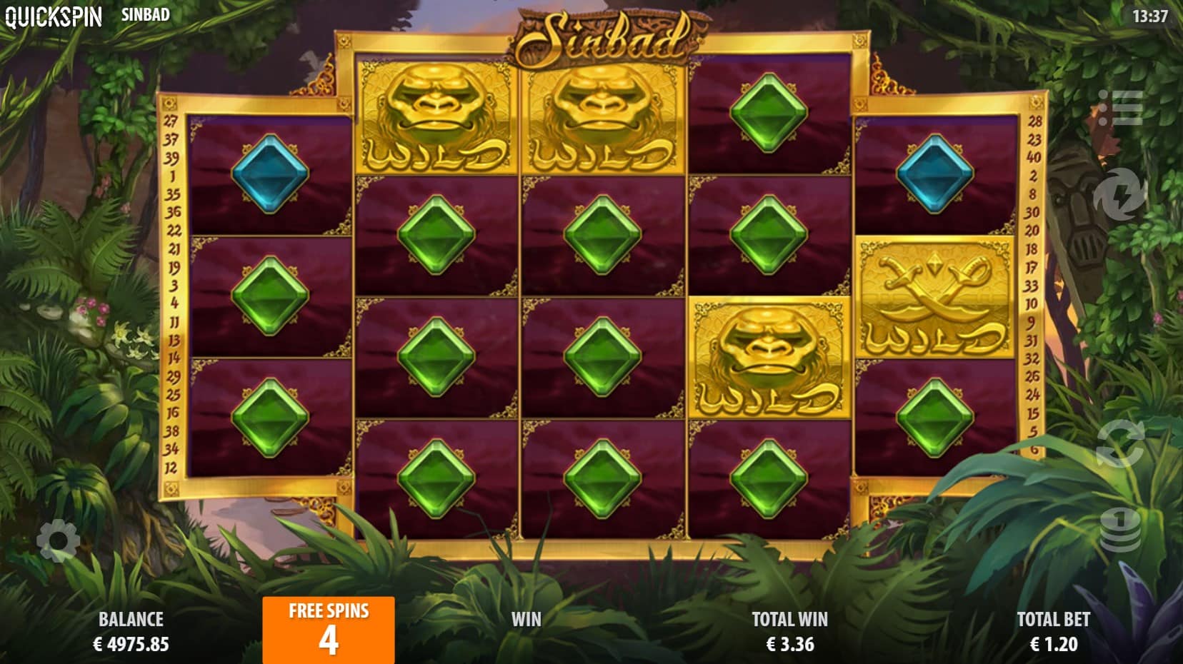 Sinbad slot