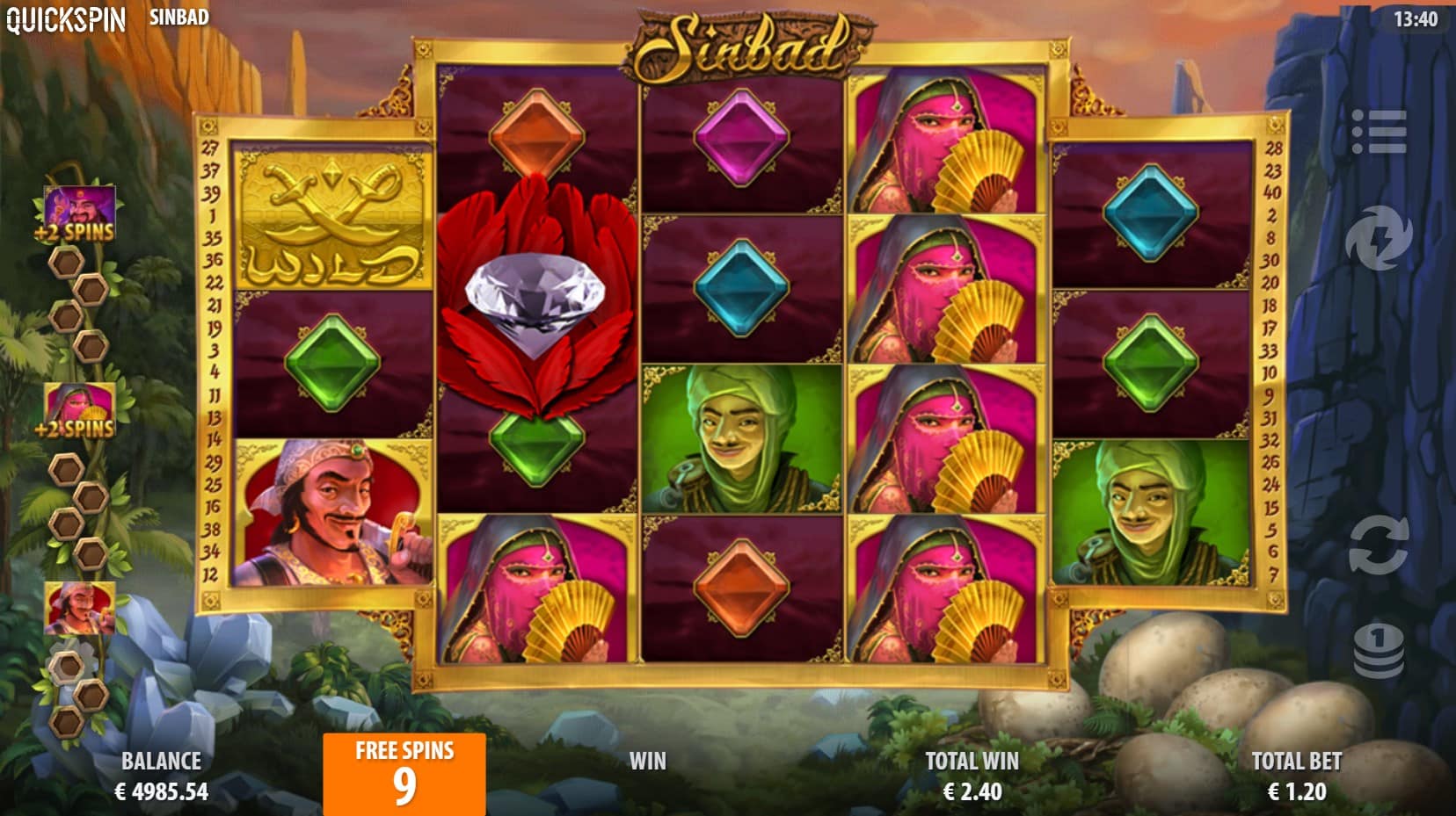Sinbad slot