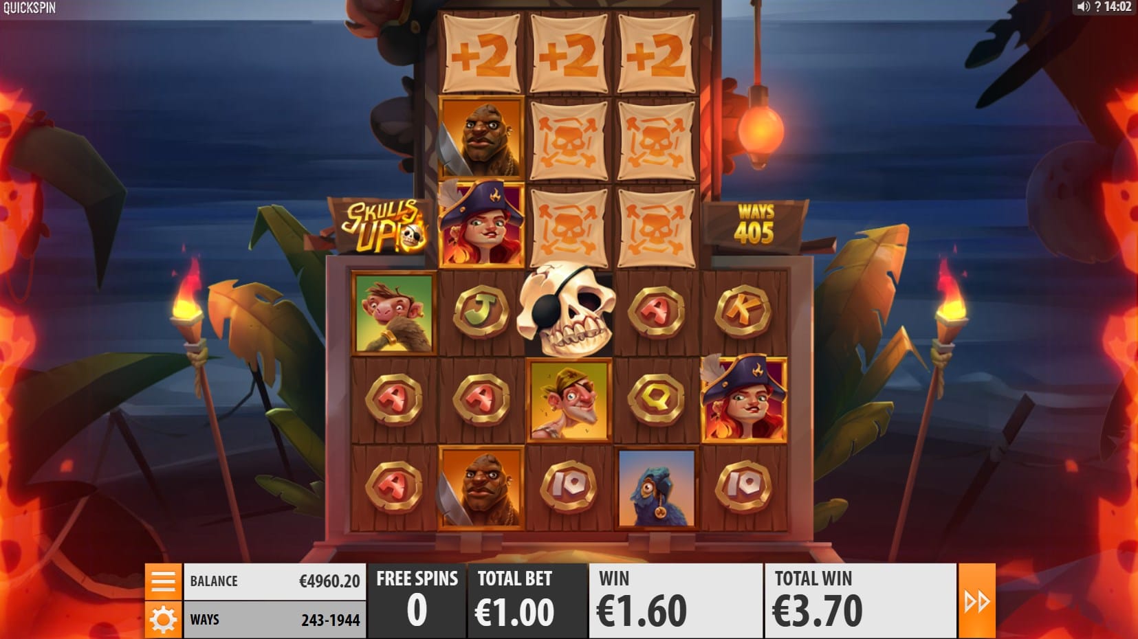 Skull UP slot