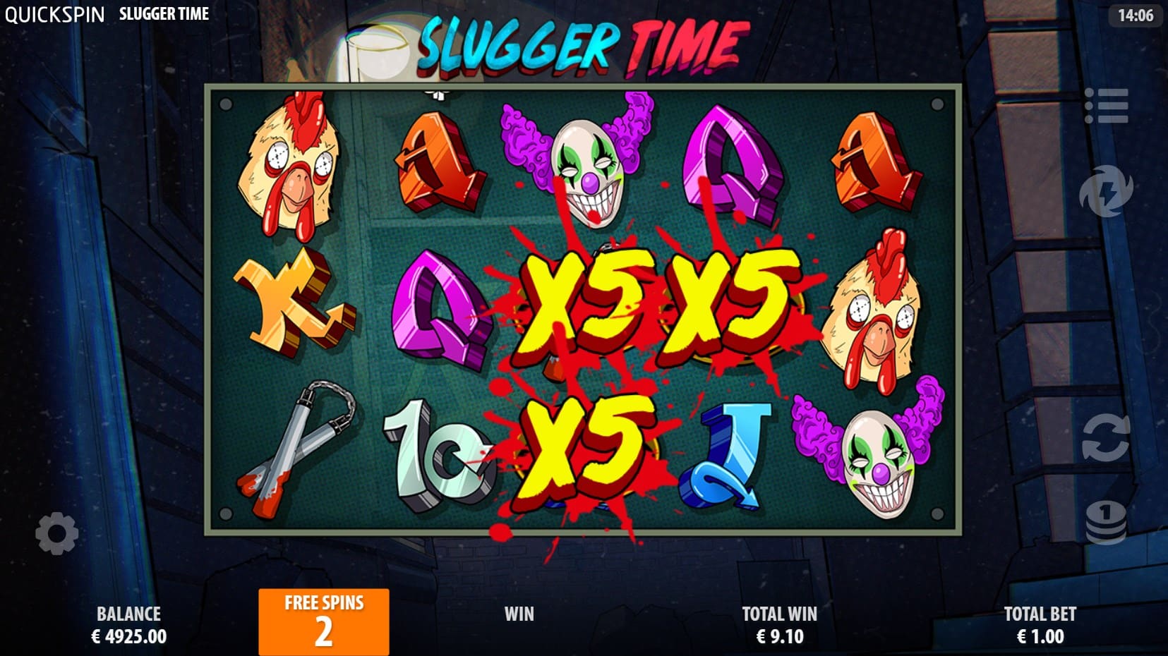 Slugger Time slot