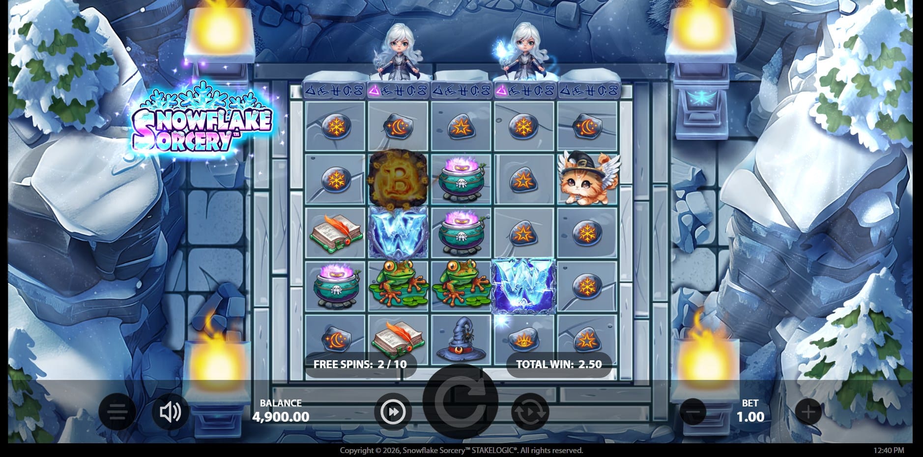 Snowflake Sorcery slot