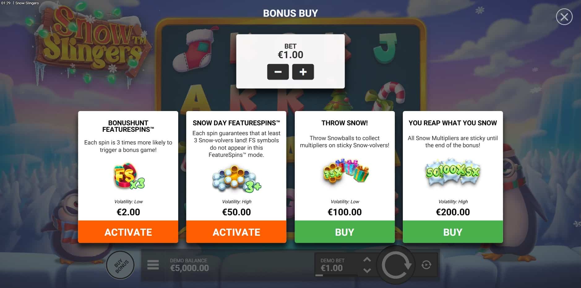 Snow Slingers slot