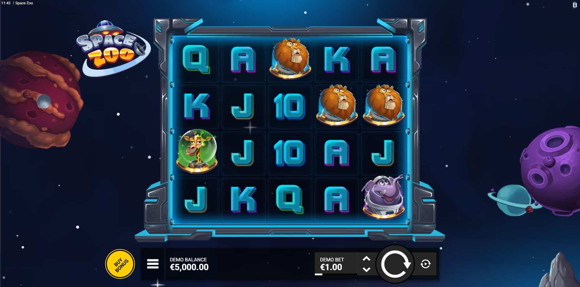 Space Zoo slot