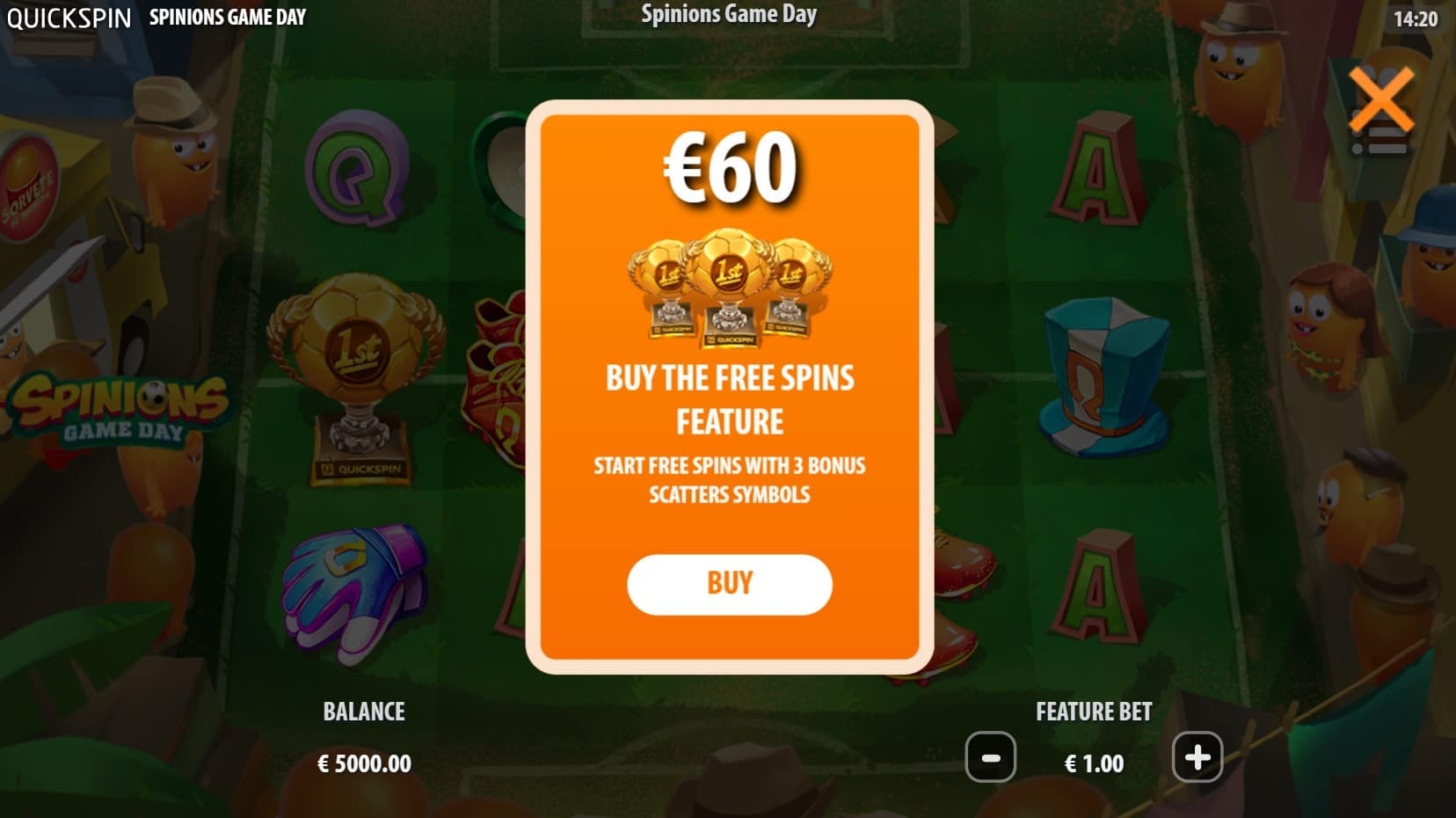 Spinions Game Day slot