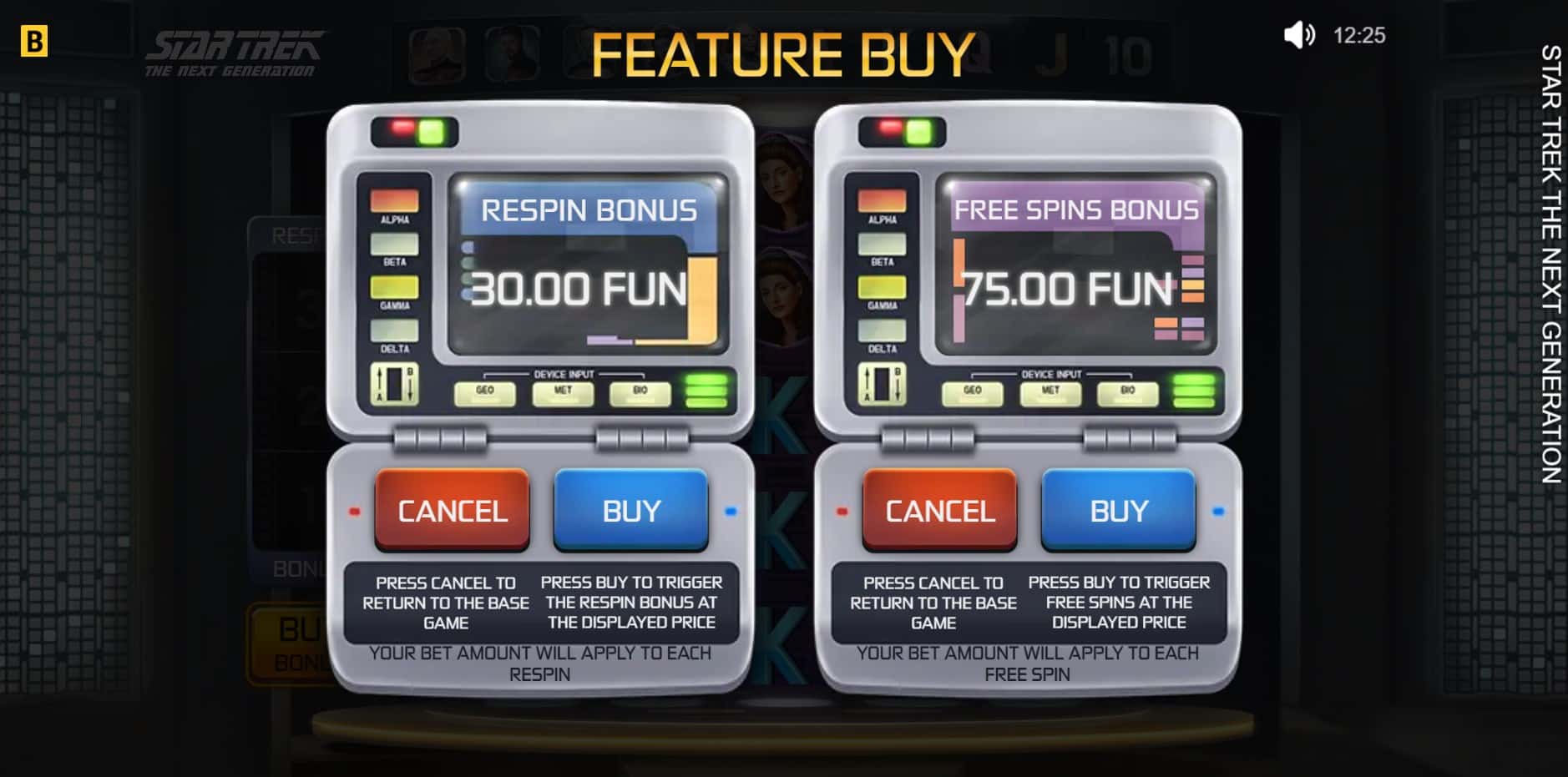 Star Trek The Next Generation slot