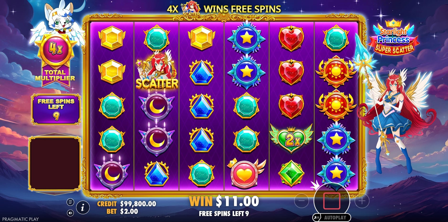 Starlight Princess Super Scatter slot