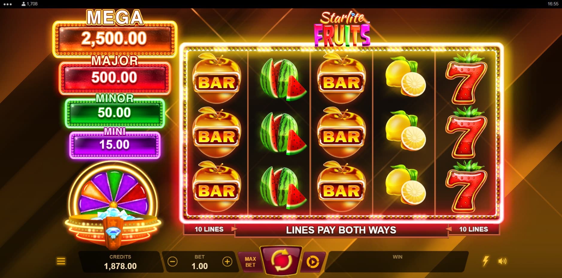 Starlite Fruits slot
