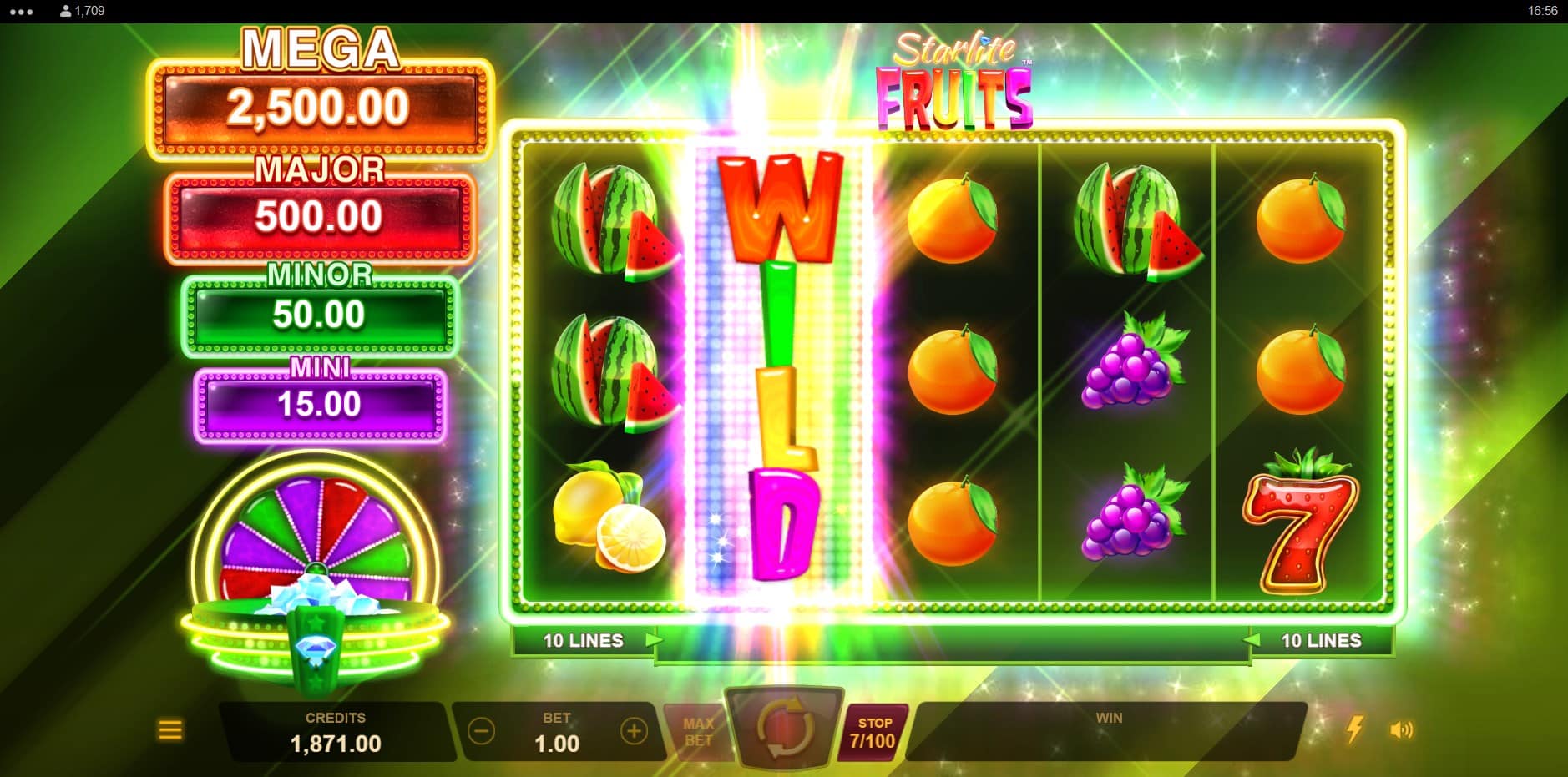 Starlite Fruits slot