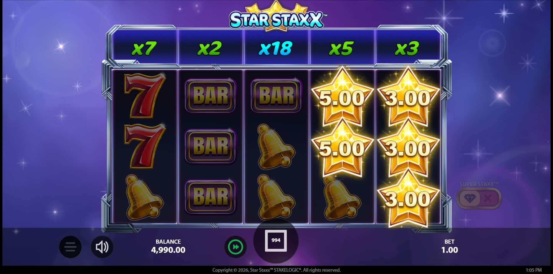 Star Staxx slot