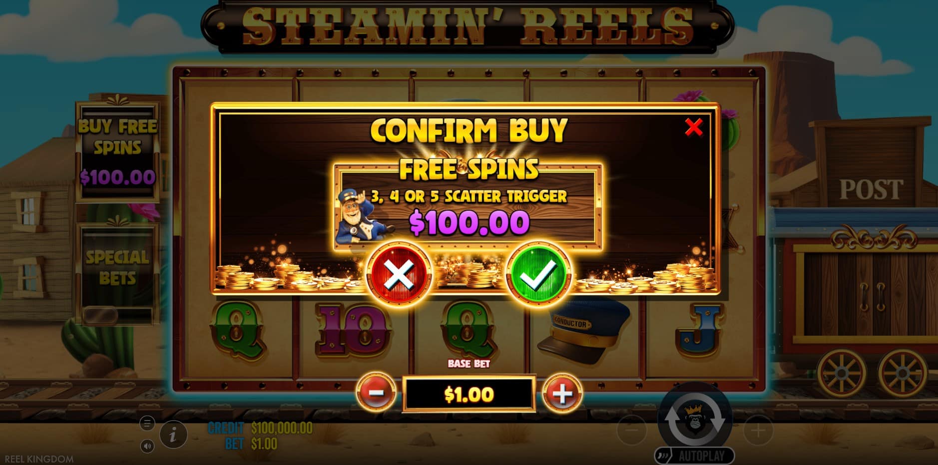 Steamin' Reels slot