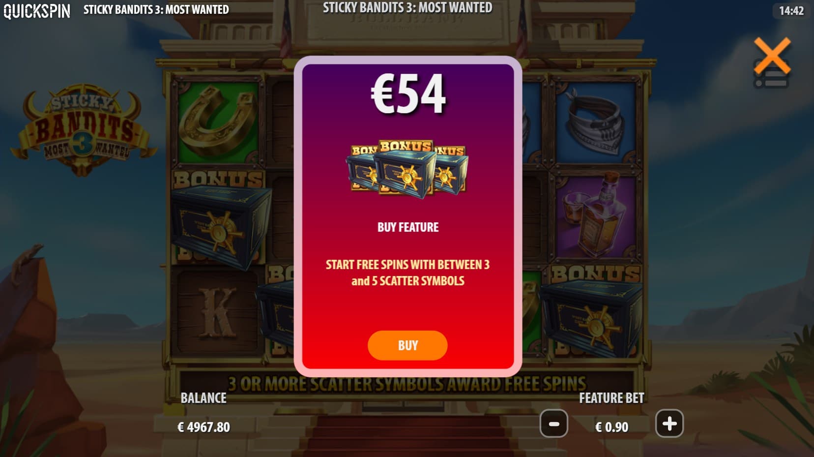 Sticky Bandits 3 Most Wanted slot