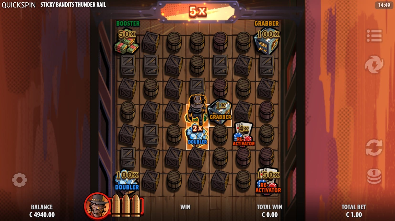 Sticky Bandits Thunder Rail slot