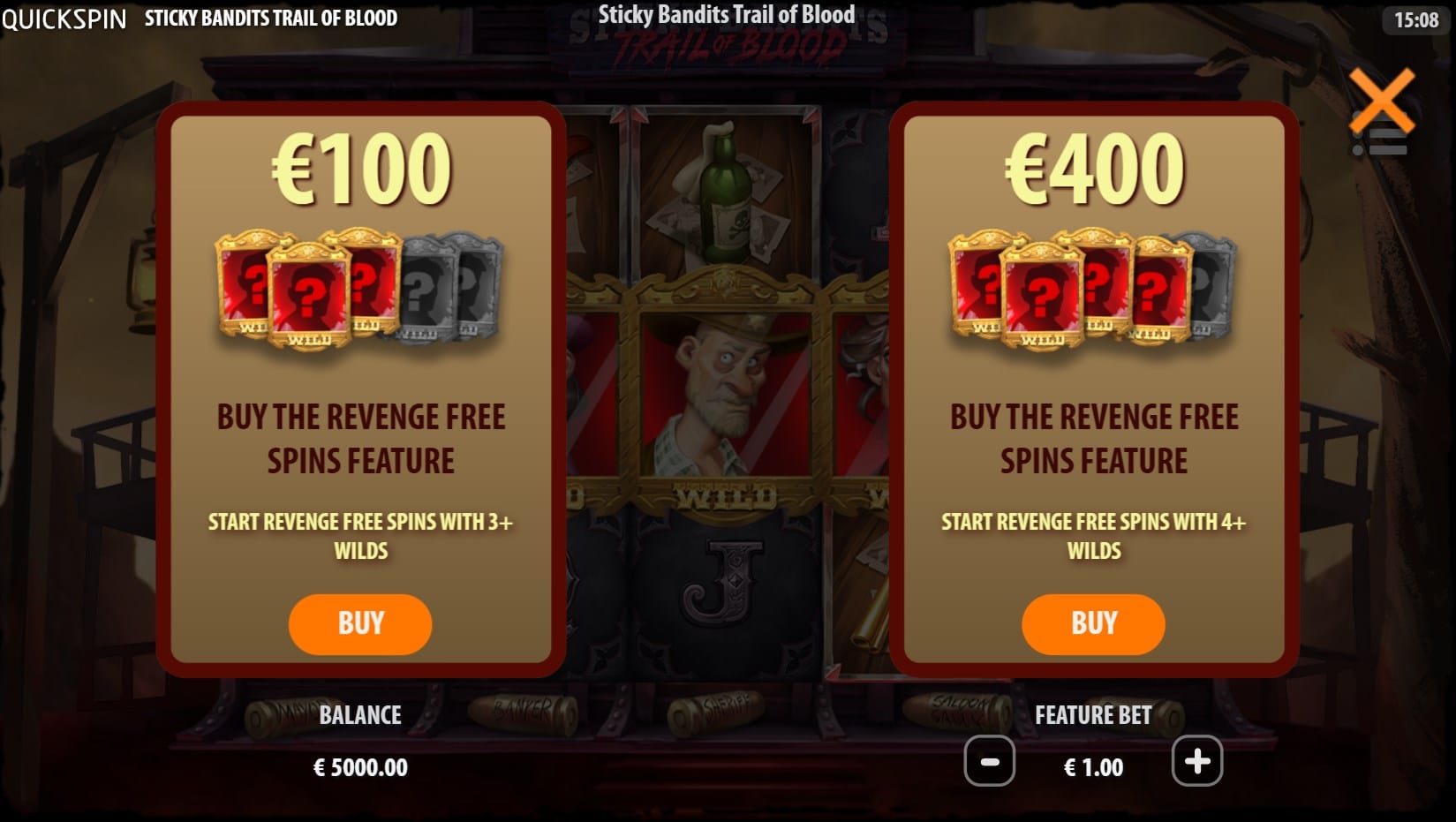 Sticky Bandits Trail of Blood slot