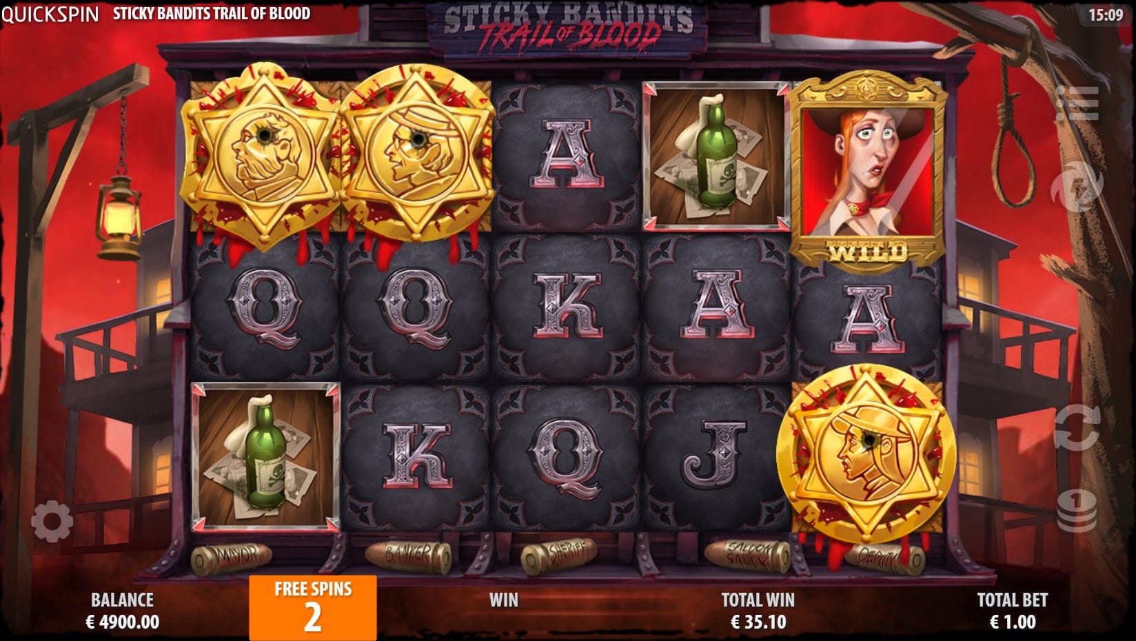 Sticky Bandits Trail of Blood slot