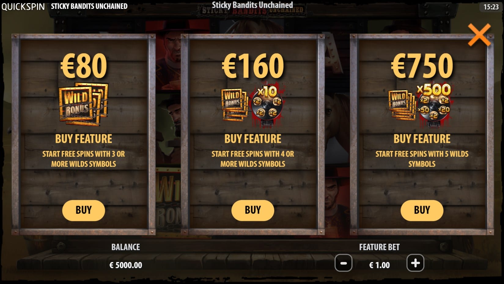 Sticky Bandits Unchained slot