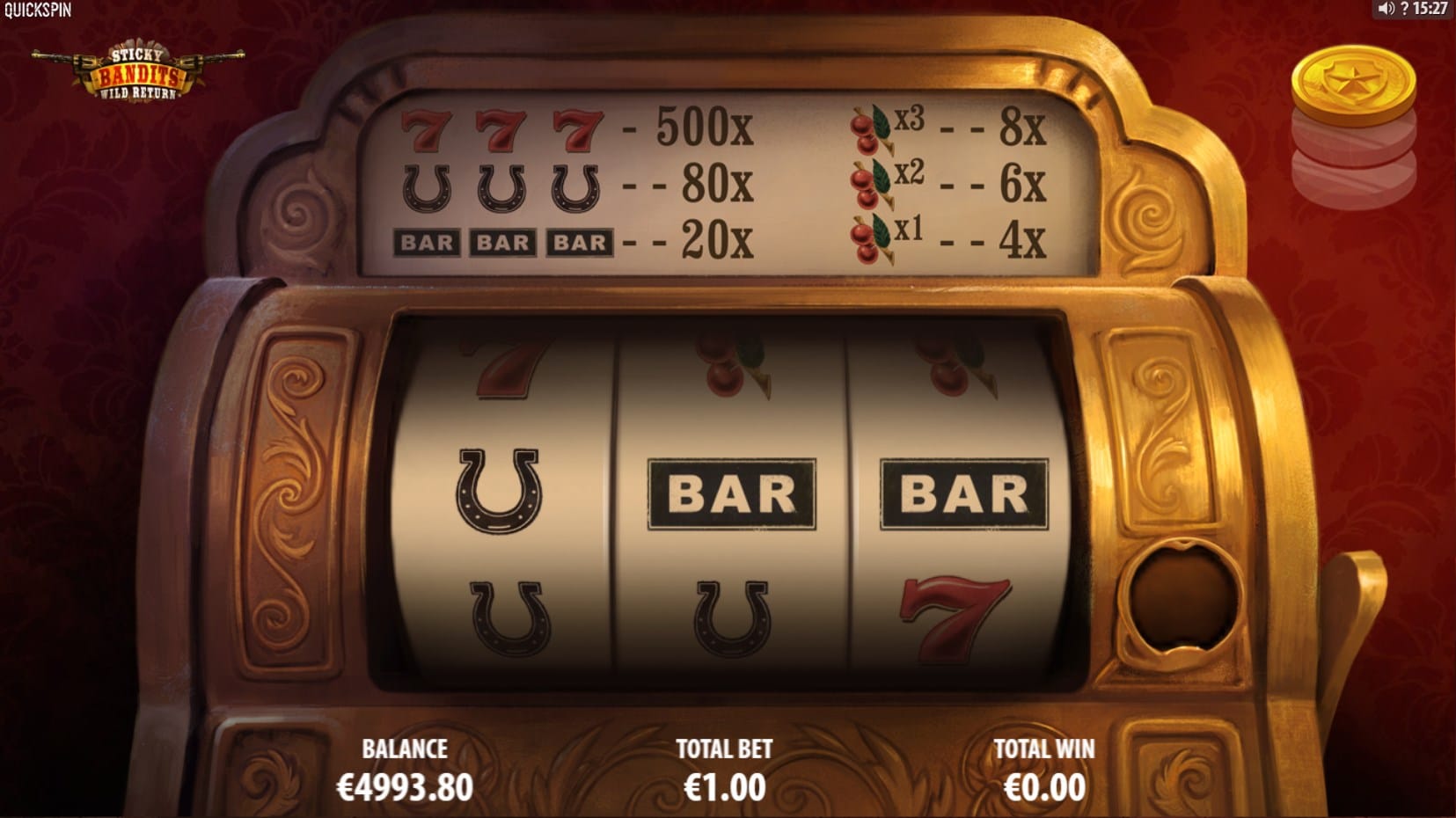 Sticky Bandits Wild Return slot