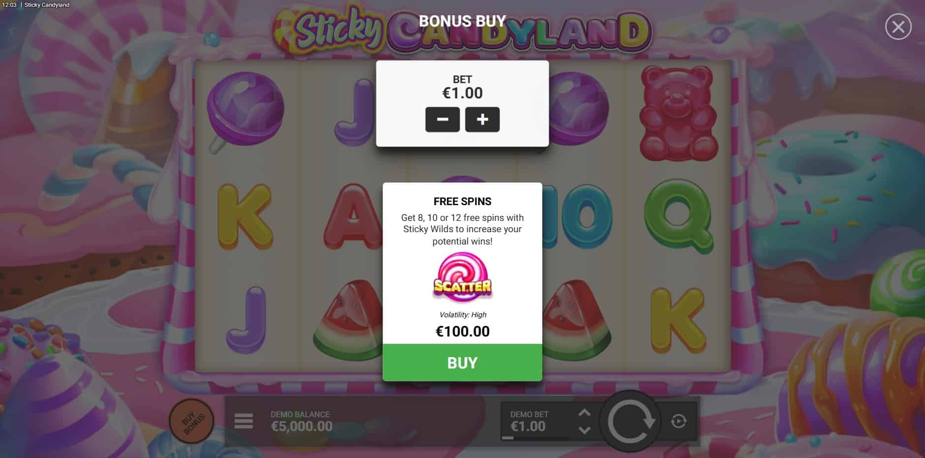 Sticky Candyland slot