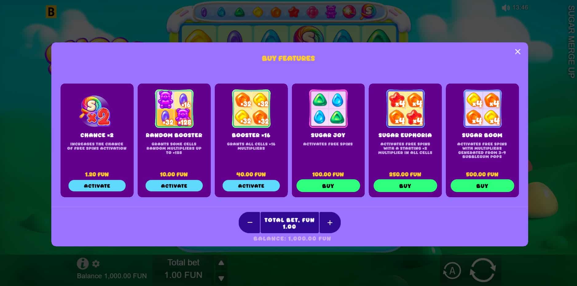 Sugar Merge Up slot