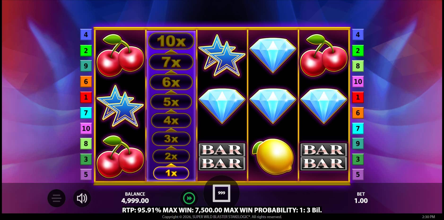 Super Wild Blaster slot