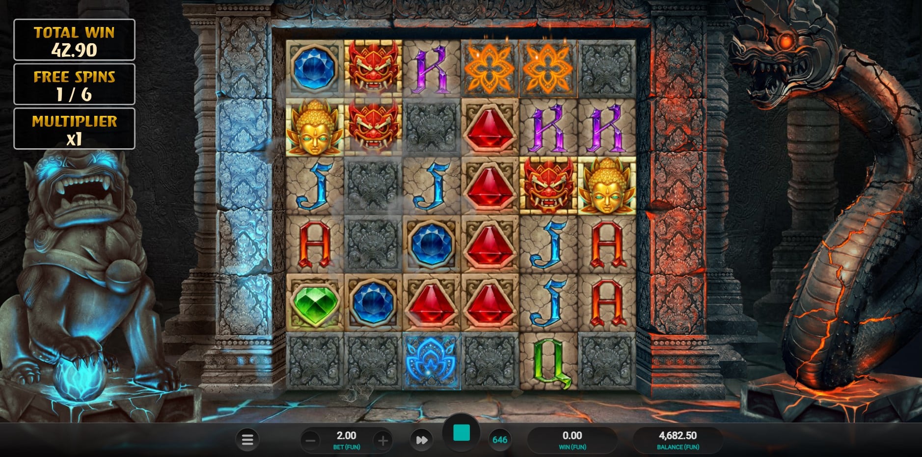 Temple Tumble Megaways slot