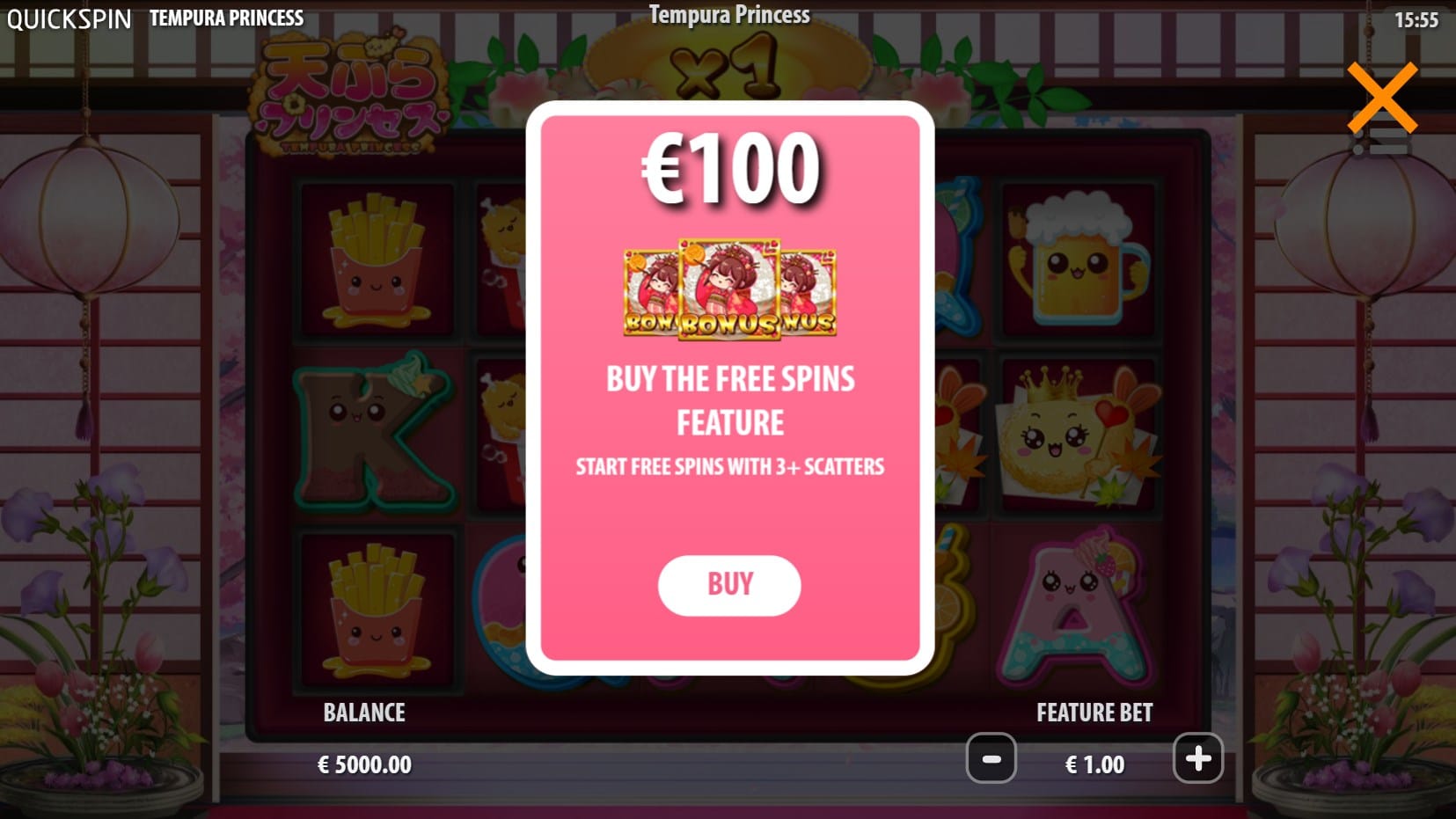 Tempura Princess slot