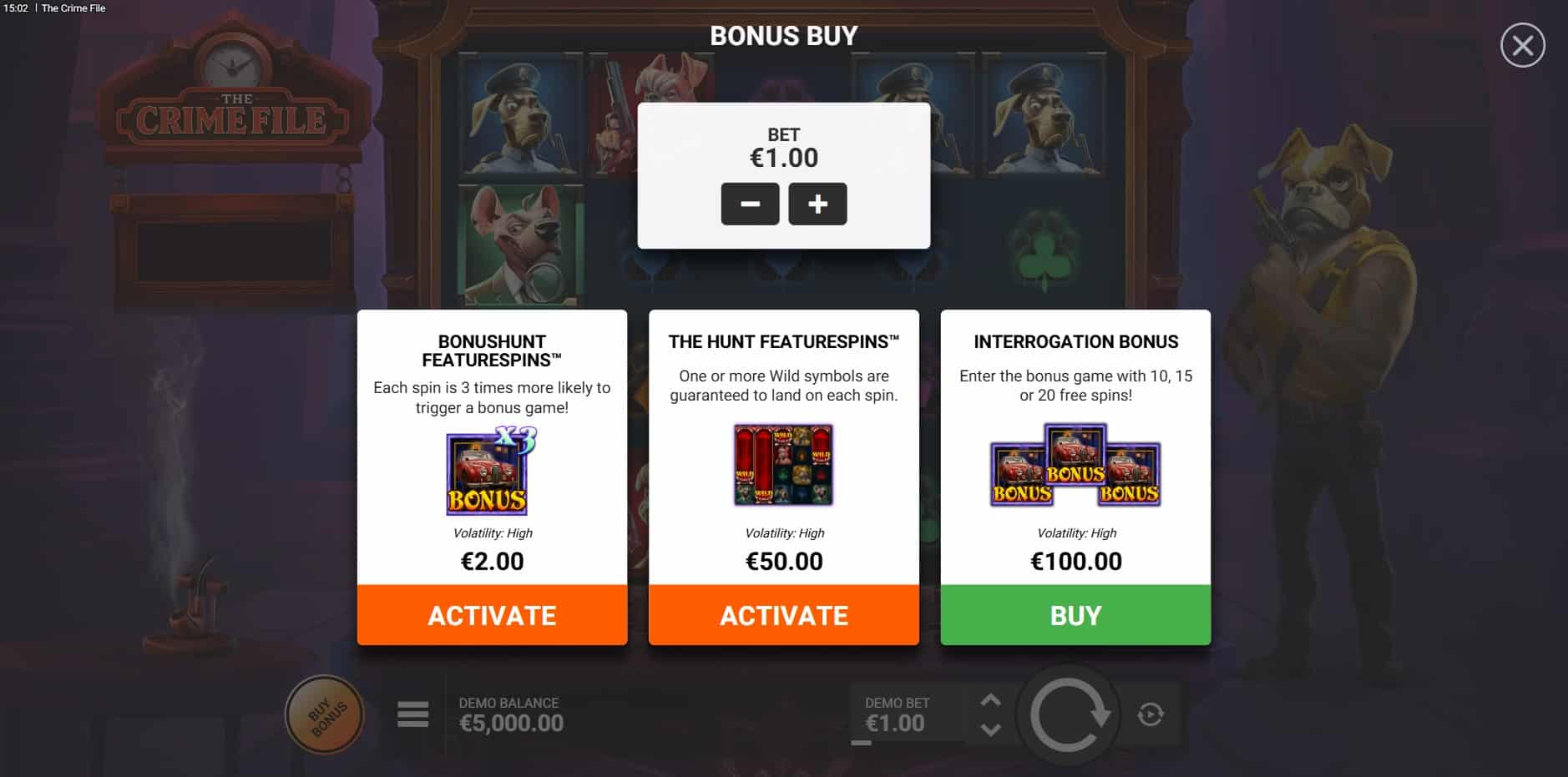 The Crime File slot