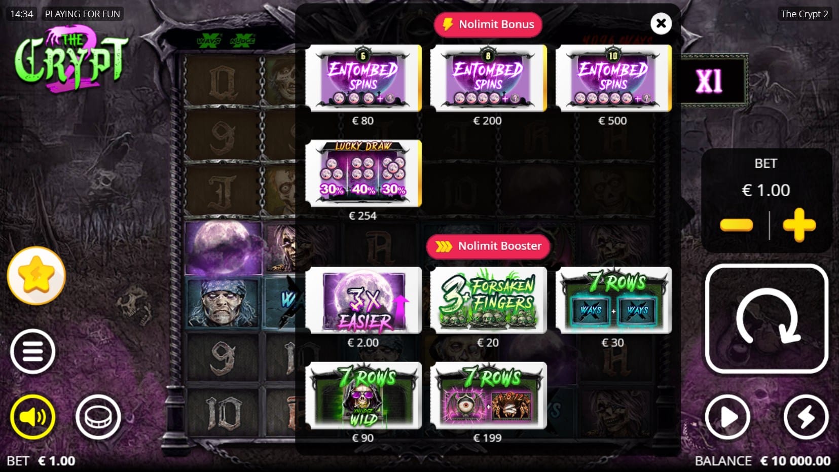 The Crypt 2 slot