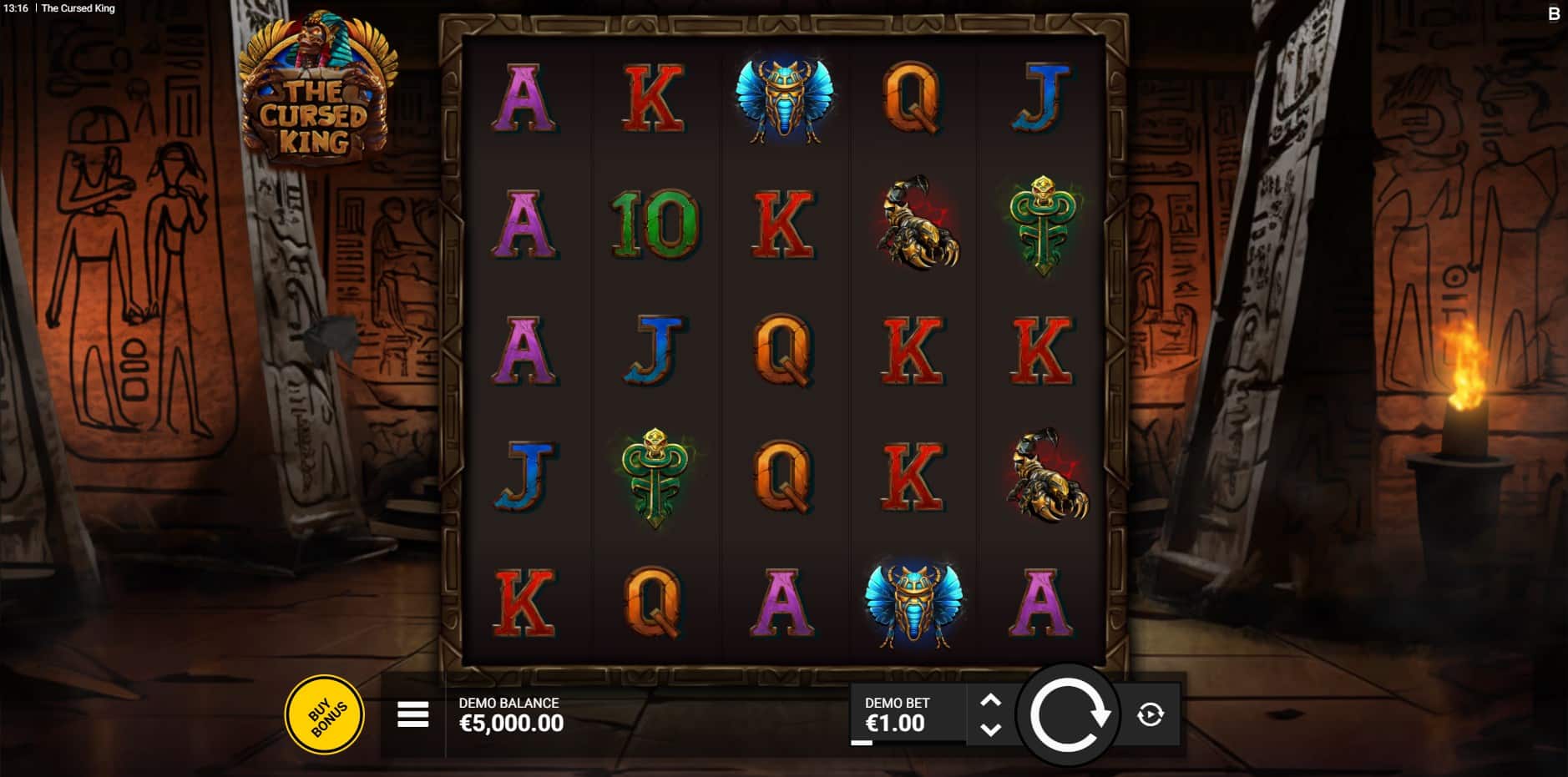 The Cursed King slot