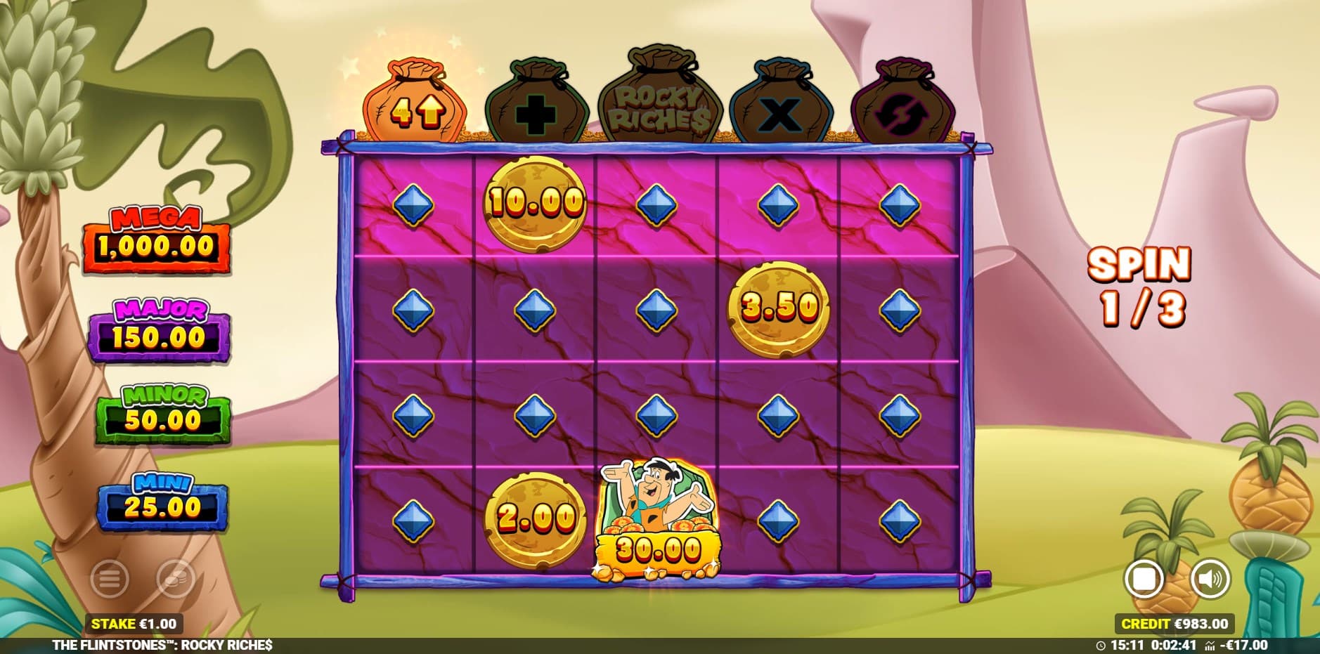 The Flintstones Rocky Riches slot