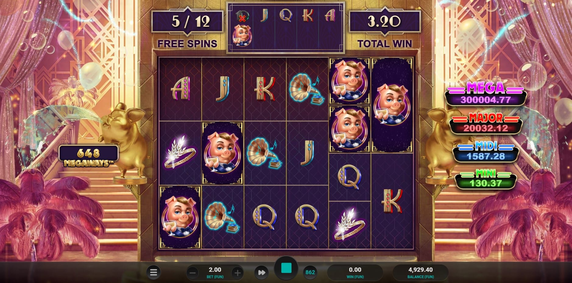 The Great Pigsby Megapays slot