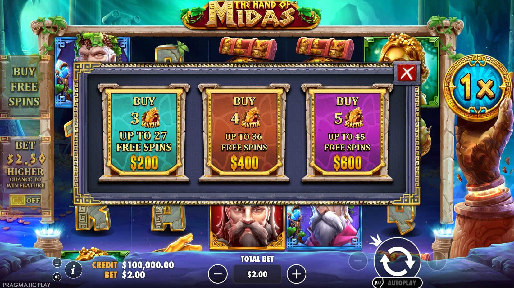 The Hand of Midas slot