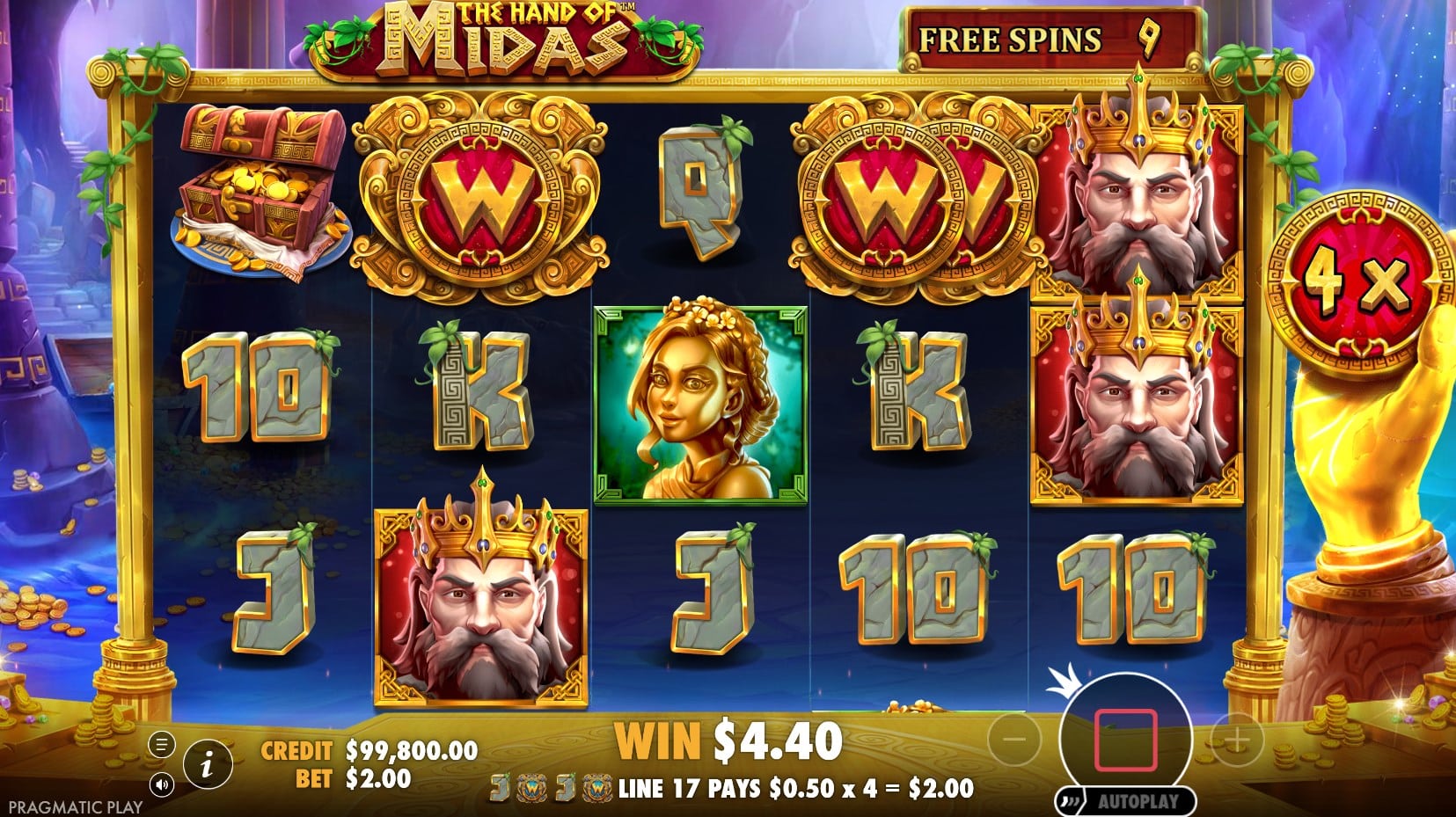 The Hand of Midas slot
