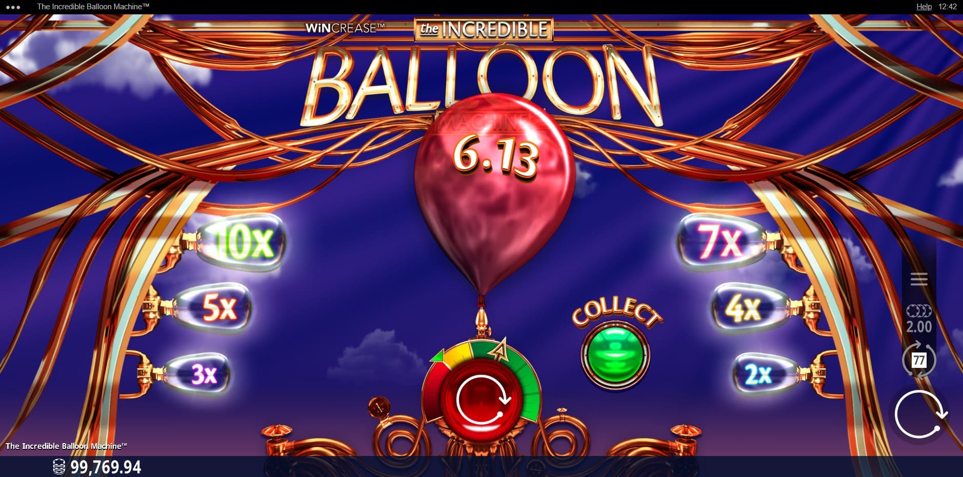 The Incredible Balloon Machine slot