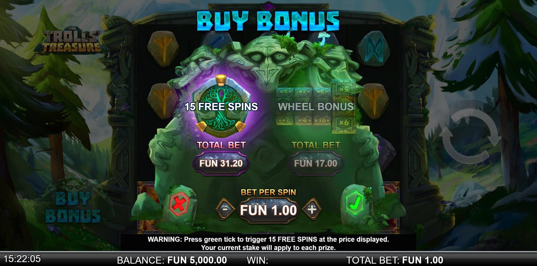 The Trolls' Treasure slot